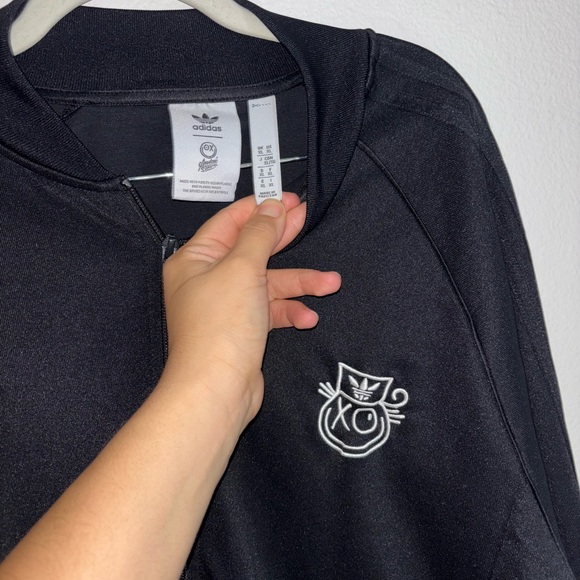 Adidas x Andre Saraiva Collab The World Needs Love Black Zip-Up Jacket - Size XL - Picture 5 of 7